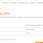 Ufone Beyhisaab Offer & Call Packages