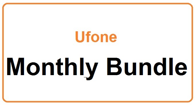 Ufone Monthly Internet Package MB Bundle Offer
